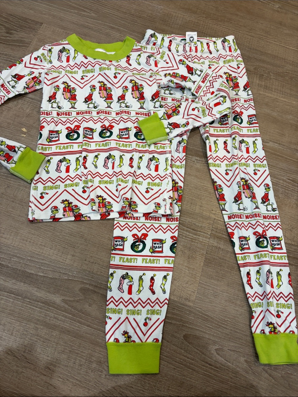 Hanna Andersson Grinch Christmas Holiday PJ set
